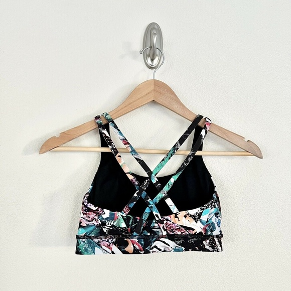 LULULEMON Energy Strappy Sports Bra in Color Crush Multi - Picture 5 of 7